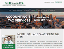 Tablet Screenshot of cpa-dallas.com